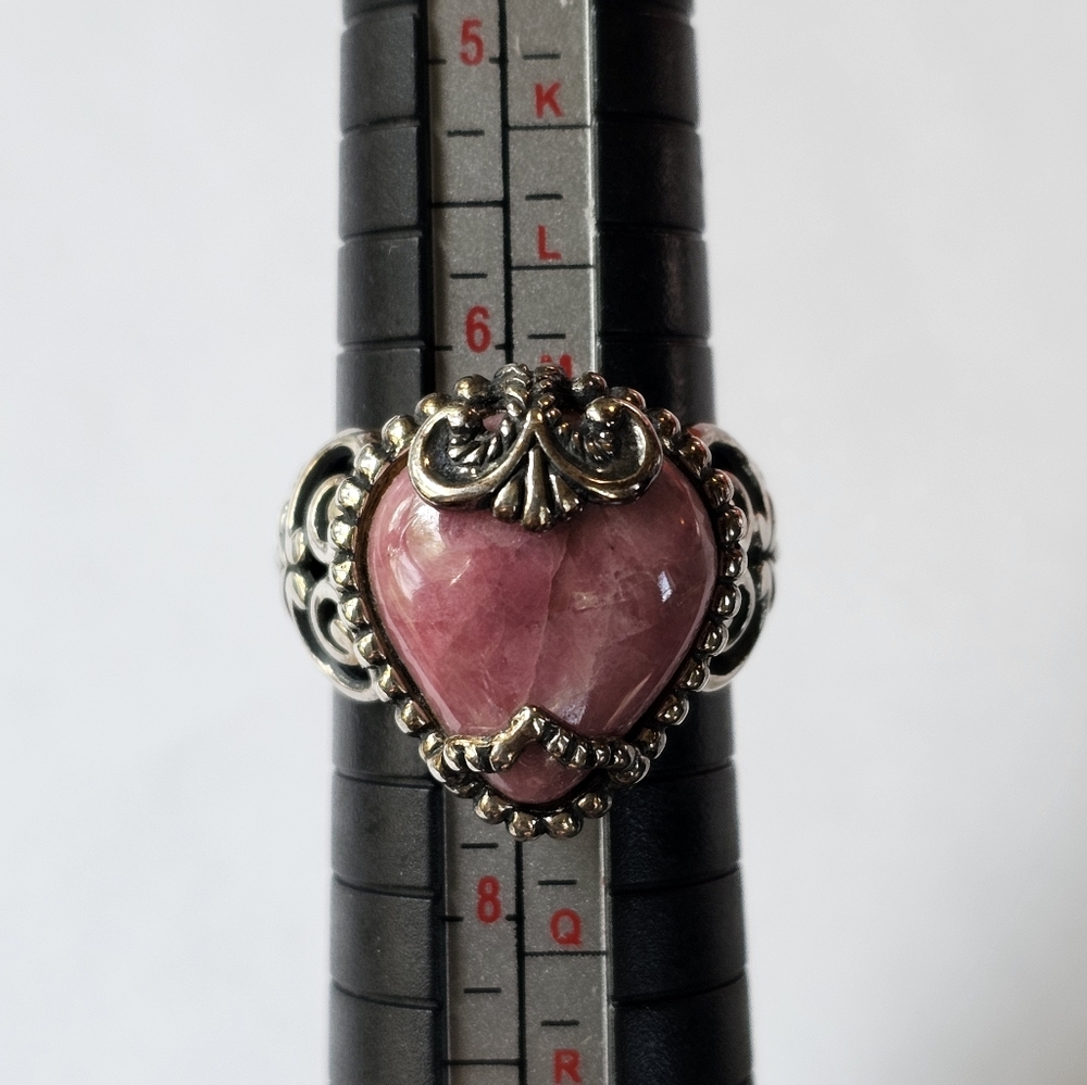 Beautiful Natural Rhodonite Ring in Sterling Silver Size 7! - Picture 7 of 7